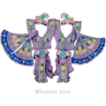 Vrindavan Flower Groves - Muted Lavender - Silk - Gaura Nitai Deity Outfit