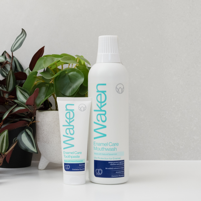 Waken Advanced Care Saver Pack, 3-month mouthwash and toothpaste bundle