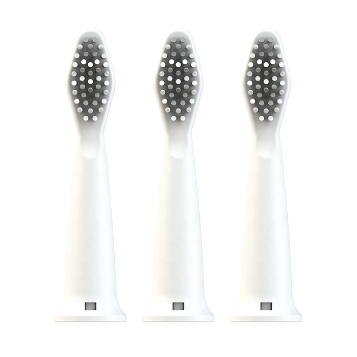 Waken Sonic Toothbrush Replacement Heads, 3-pack, up to 9 months use