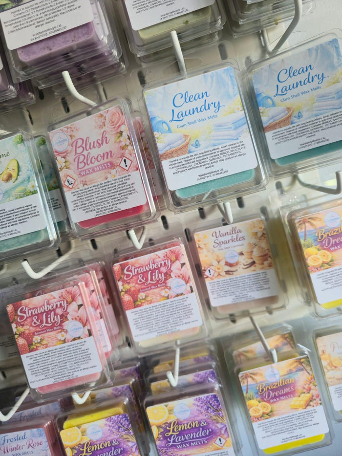 Wax Melts 6 Cavity Cube Clamshell Highly Fragranced Home Fragrance You Choose scent