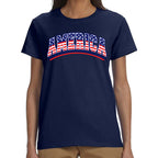 Women's America Stars and Stripes T-Shirt - The Flag Shirt