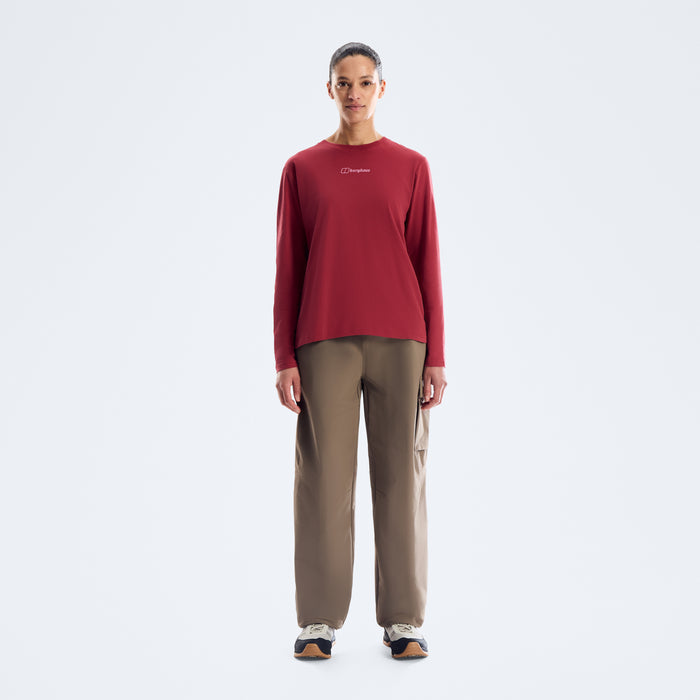 Women's Elevate Essential Tee  - Red Fury