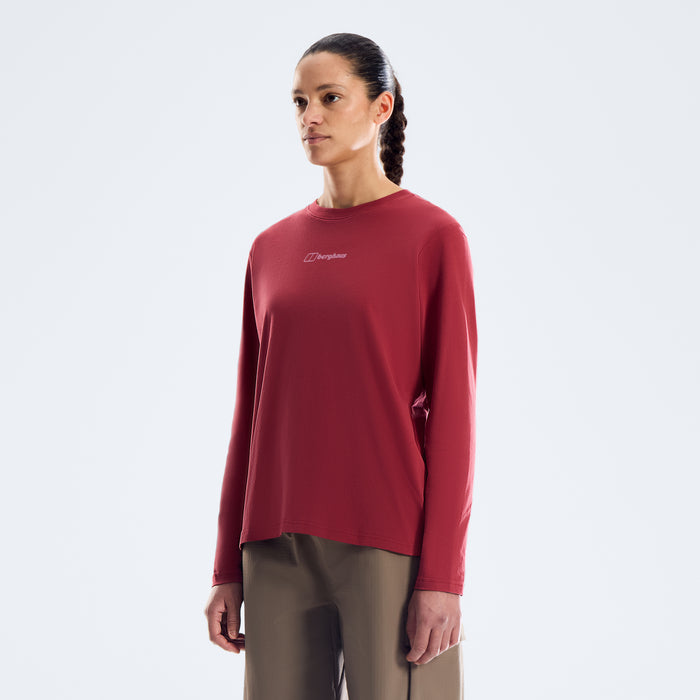 Women's Elevate Essential Tee  - Red Fury