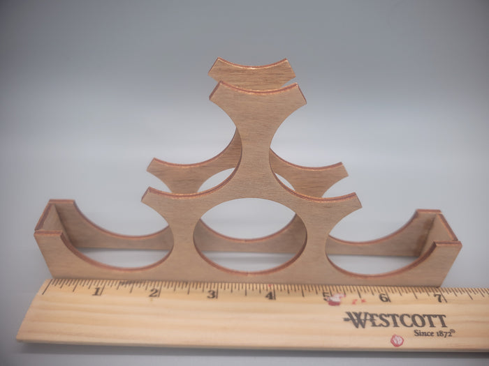 Wooden Barrel Display Stand 6 Tier - Large Assorted Wines