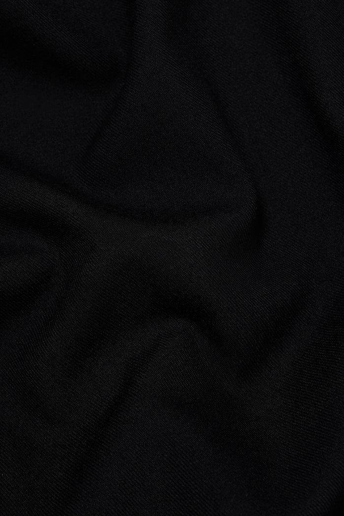 Woven Popper Overshirt in Black - TAILORED ATHLETE - USA