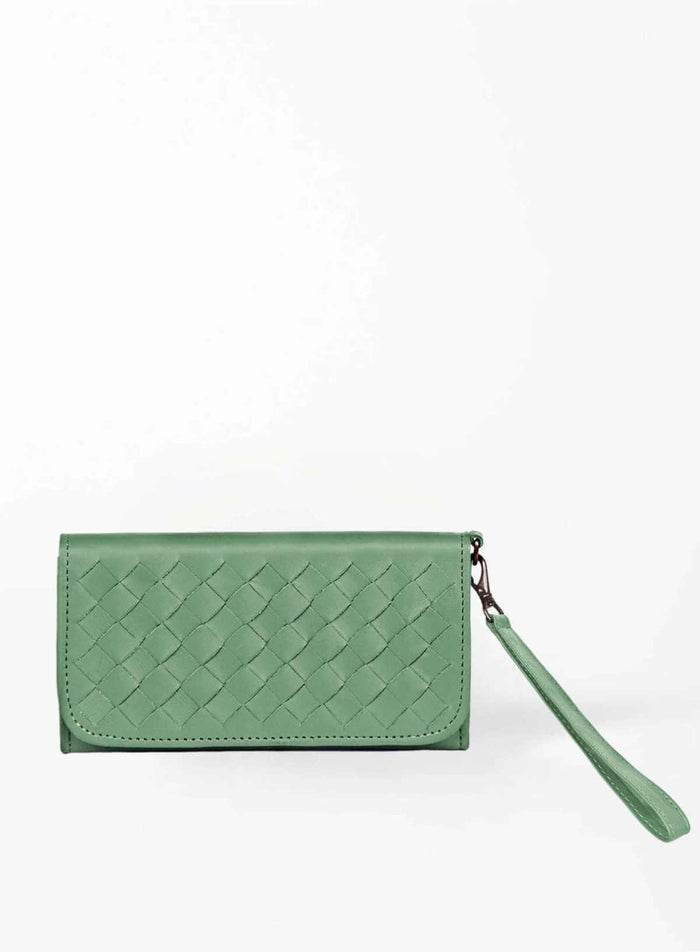 Woven Wristlet Wallet