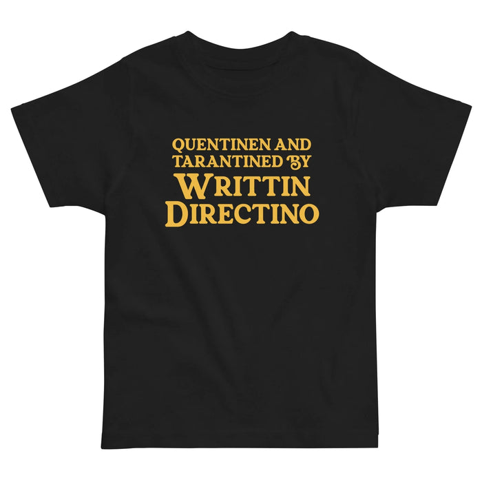 A deep midnight obsidian base provides a stark background for a witty typographic design rendered in warm retro popcorn gold. Contact us with accessibility feedback, we'd love to help!