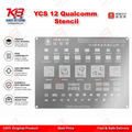 YCS 12 Qualcomm BGA Reballing Stencil – Snapdragon 7s Gen3, 7 Gen3, 6 Gen1, 4 Gen2